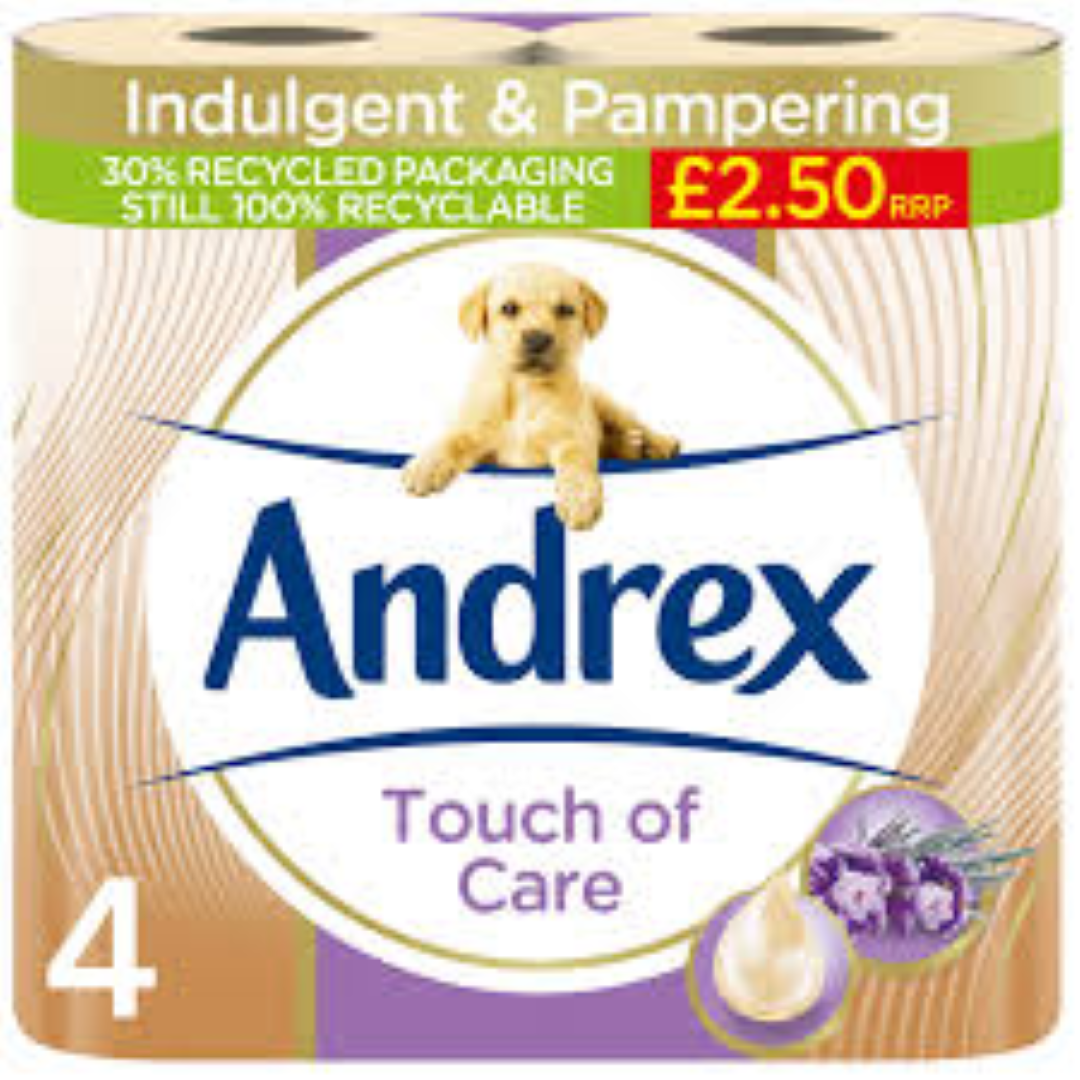 ANDREX TOILET TISSUE SMOOTH TOUCH 4S